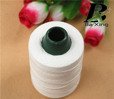廠家直銷百縫牌 無接頭縫包線 編織袋縫包線 縫紉線滌綸線3*3-廣州化纖紗